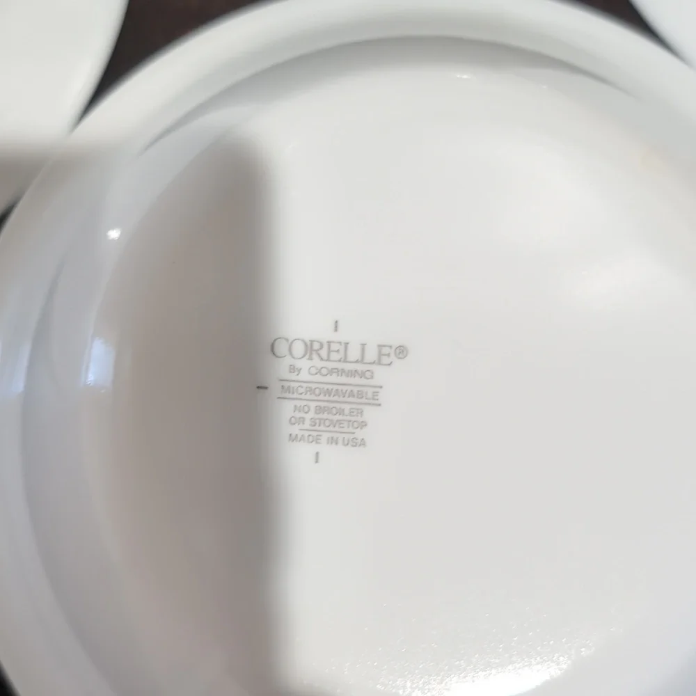 Vintage Corelle Blue Velvet Five (5) Piece Dinnerware Place Setting
